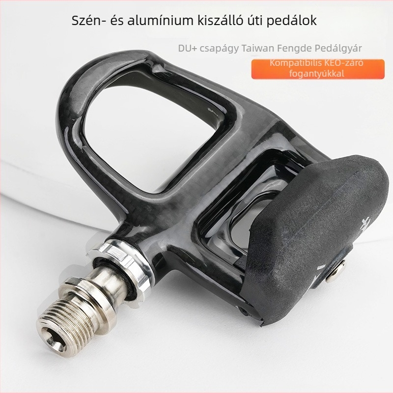Önzáró pedál kerékpárhoz, modell C36, anyagok: szénszál, alumínium ötvözet, molibdénacél, márka JSHOU BIKE