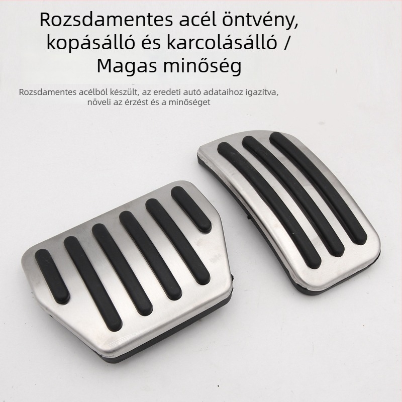 Nissan Land Exploration pedálkészlet – rozsdamentes acél, csúszásmentes felület, automata hajtású járműhöz