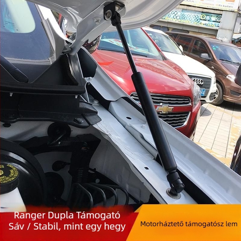 Ford Ranger motorháztető hidraulikus rúd, 350 mm, 45# szénacél, kompatibilis 2009-2023 Ranger, T9 (2023-2024) és Everest (2023-2024) – Guheng Márka