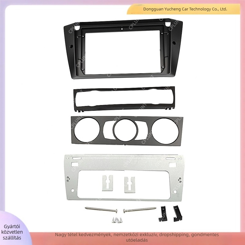 BMW 3-as sor központi konzol navigációs kerete – sokoldalú keret, ABS+PC, kompatibilis E90/E91/E92/E93 modellekkel, 2005–2012 közötti évjárat, súly 1 kg