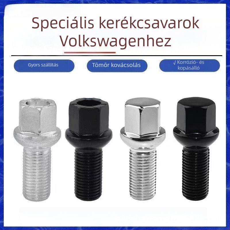 VW-modellekhez illő kerékcsavarok és anyák: Sagitar, Bora, T-Roc, Lamando, Touran, Tiguan, T-Cross