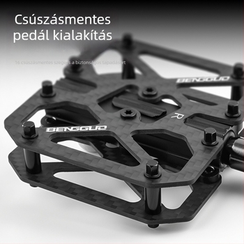 Bunguo Bg-4226 szénszálas kerékpárpedálok, háromcsapágyas
