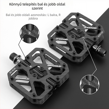 Bunguo Bg-4226 szénszálas kerékpárpedálok, háromcsapágyas