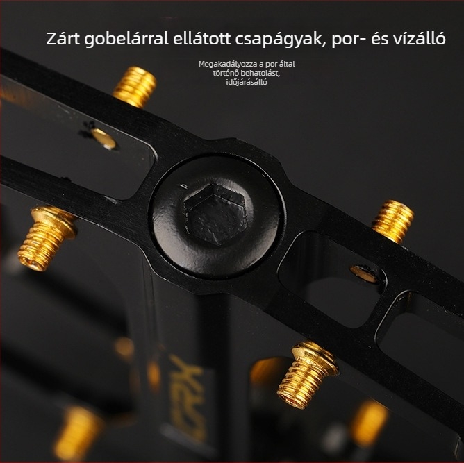 RACEWORK hegyi, országúti és összecsukható pedálok kerékpárhoz, alumínium ötvözet, csapágyas pedálok, Modell B210