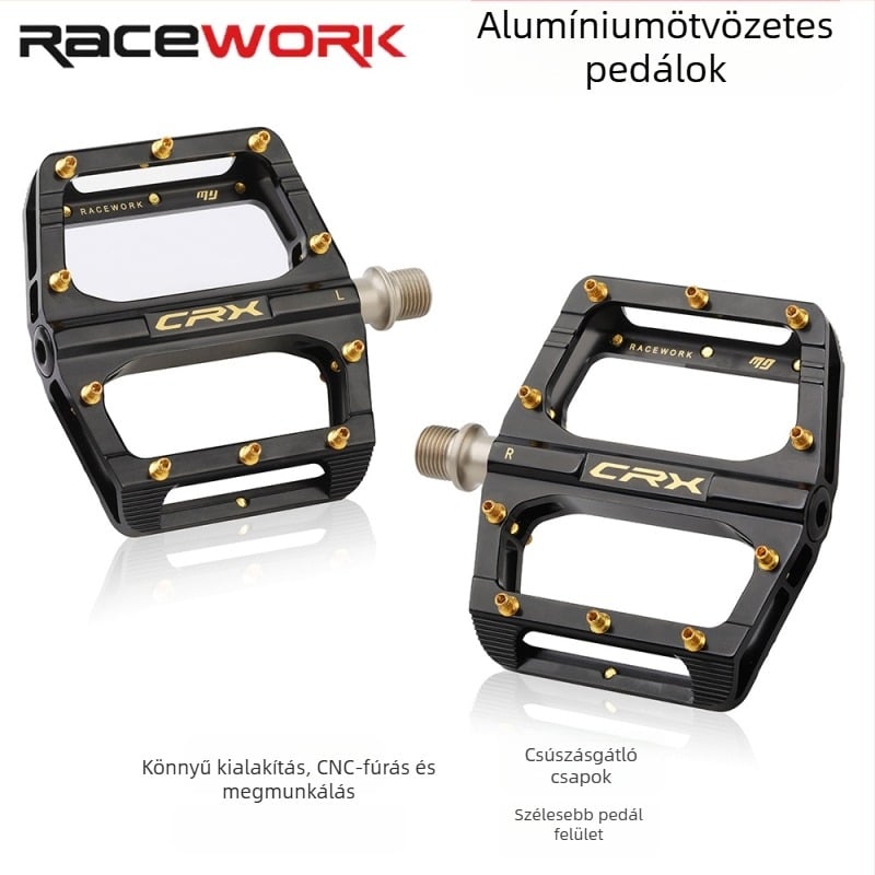 RACEWORK hegyi, országúti és összecsukható pedálok kerékpárhoz, alumínium ötvözet, csapágyas pedálok, Modell B210