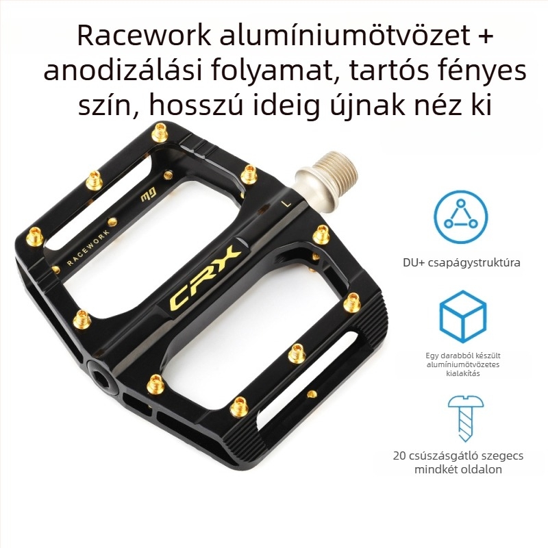 RACEWORK hegyi, országúti és összecsukható pedálok kerékpárhoz, alumínium ötvözet, csapágyas pedálok, Modell B210