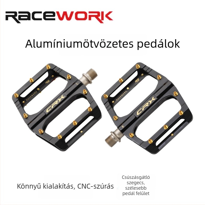 RACEWORK hegyi, országúti és összecsukható pedálok kerékpárhoz, alumínium ötvözet, csapágyas pedálok, Modell B210