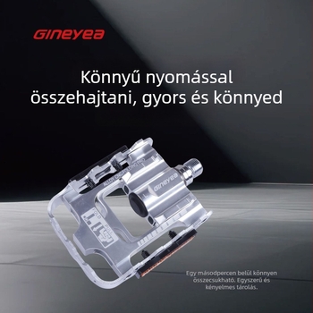Gineyea/Jingye K505f alumíniumötvözet pedálok összecsukható és hegymászó kerékpárokhoz