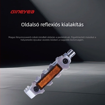 Gineyea/Jingye K505f alumíniumötvözet pedálok összecsukható és hegymászó kerékpárokhoz