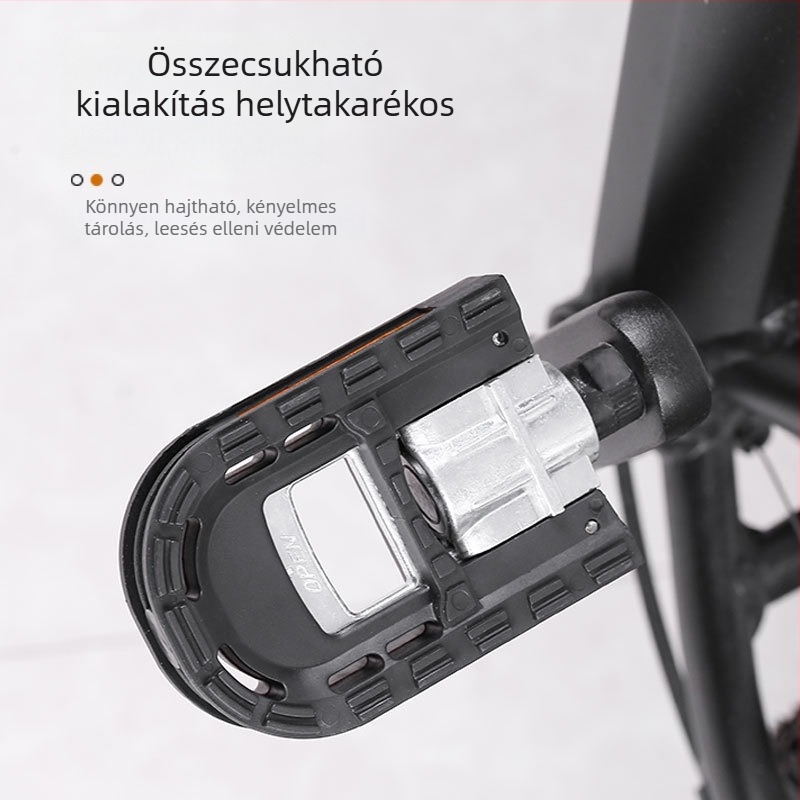Összecsukható lábpedál elektromos járművekhez, pedál fél alumínium ötvözetű golyópedál, kompatibilis minden modellhez, hordozható és könnyű