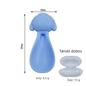 Wy Baba szilikon pürékanál tárolóval – etetőeszköz 6 hónapos kortól