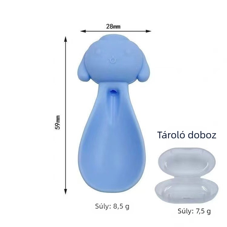 Wy Baba szilikon pürékanál tárolóval – etetőeszköz 6 hónapos kortól