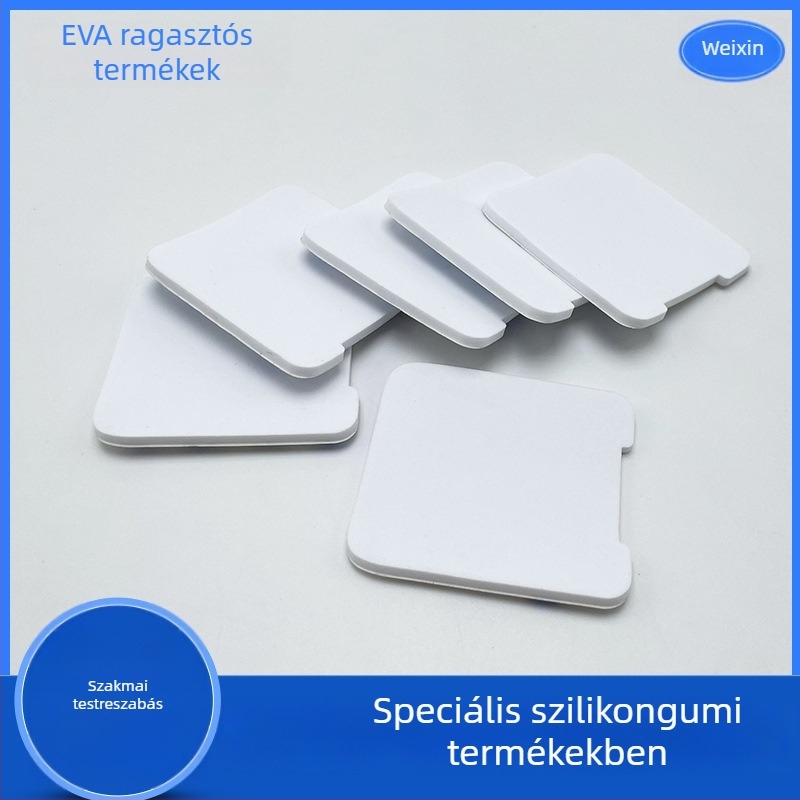 EVA haból készült talpbetétek, öntapadós, kétoldalas tömítés, különleges alakú négyzetes habszivacs, kód 9989, Weixin Electronics