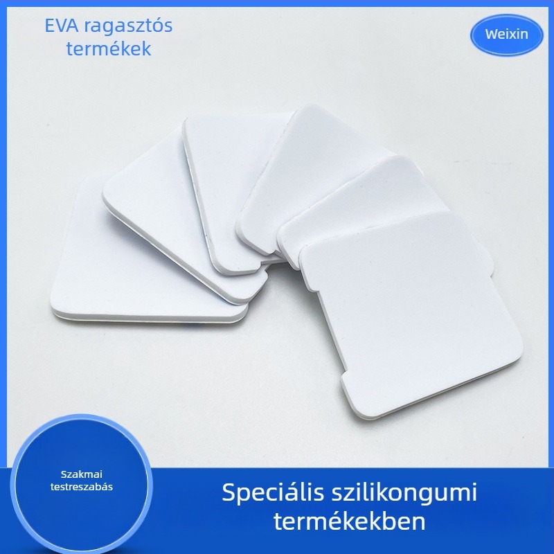 EVA haból készült talpbetétek, öntapadós, kétoldalas tömítés, különleges alakú négyzetes habszivacs, kód 9989, Weixin Electronics