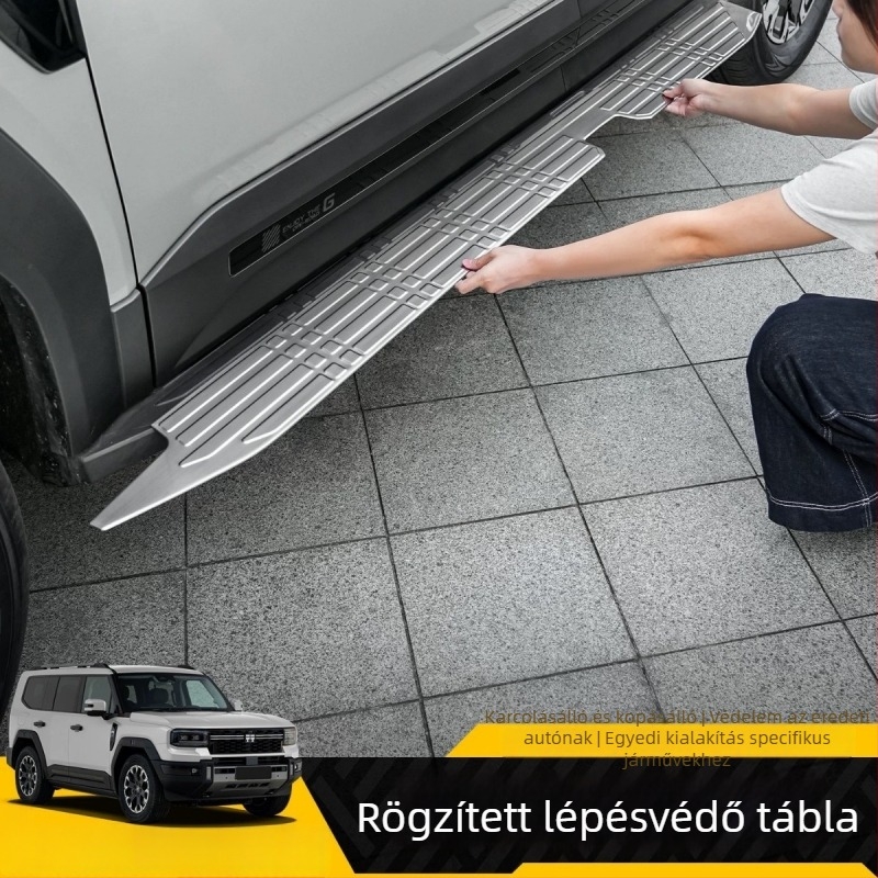 Oldalsó lépcsővédő alumíniumötvözetből Redwood modellhez automata váltóval