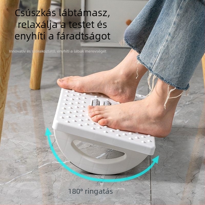 Iroda lábtámasz, műanyag, modell Irregular, masszázs, Yaoyu márka