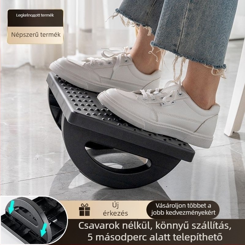 Iroda lábtámasz, műanyag, modell Irregular, masszázs, Yaoyu márka
