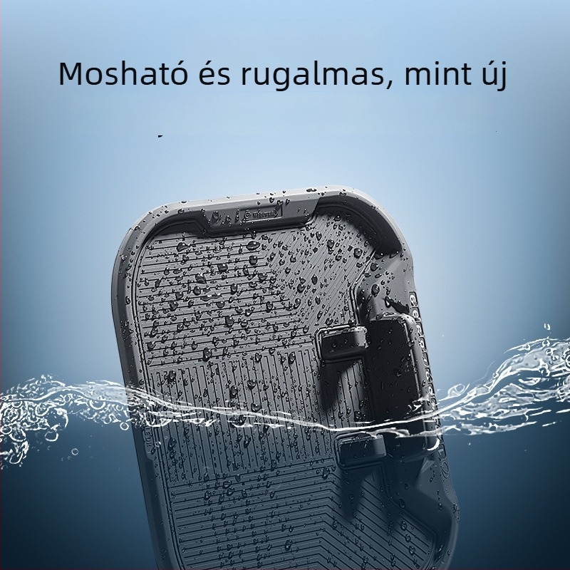Szilikonból készült csúszásmentes autó műszerfal alátét, vízálló és hőálló, többfunkciós telefon-tartó.