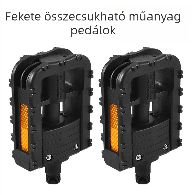 Összecsukható pedál kerékpárhoz és elektromos járművekhez — alumíniumötvözet + műanyag, modell XDBKDDZDJT-808, kompatibil kerékpárokkal és elektromos járművekkel