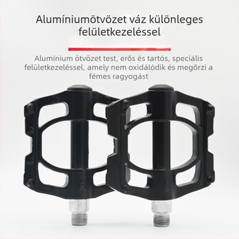 Mogelon Hegyikerékpár pedál, fém felépítés, 650 stílusú 3/4 csapágyas pedál, szélesebb csúszásmentes felület, kompatibilis elektromos kerékpárokkal és kerékpárokkal