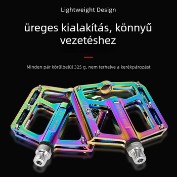 MG007 kerékpár pedál, 7070 alumínium ötvözet, 3 golyóscsapágy, csúszásmentes tüskék, MTB és országúti kerékpárokhoz