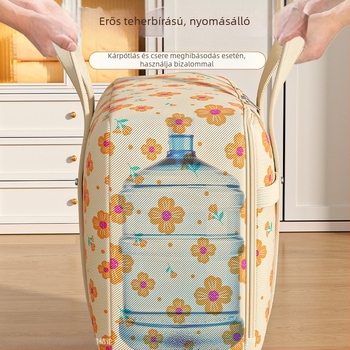 Nagy kapacitású, nem szőtt anyagú ruhatároló táska, kocka alakú rendező táska háztartási és kollégiumi használatra