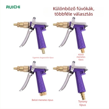 Réz pagoda-stílusú vízpisztoly fej, nagynyomású autóápoláshoz és otthoni használatra
