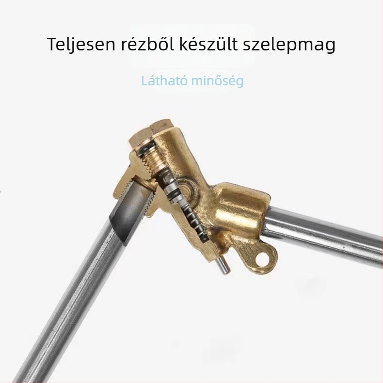 Magasnyomású autómosó pisztoly réz szelepfővel, 1/4 gyorscsatlakozás, M22 hosszú sugárfej, öt színű készlet