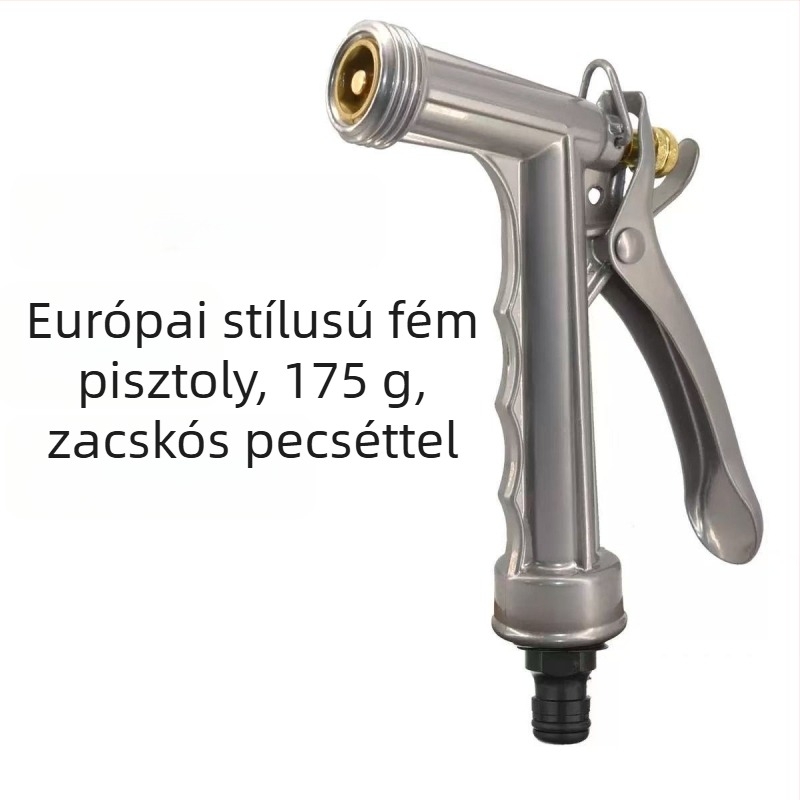 HY fém magasnyomású vízpisztoly autómosáshoz és kert öntözéséhez