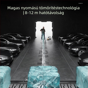 Családi autómosó magasnyomású gép — névleges teljesítmény 1800W / csúcsteljesítmény 3200W, 220V, maximális nyomás 100 bar, maximális áramlás 12 L/perc
