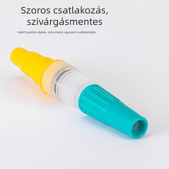 Pagoda-stílusú állítható permetezőpisztoly háztartási autómosáshoz és öntözéshez, sárga