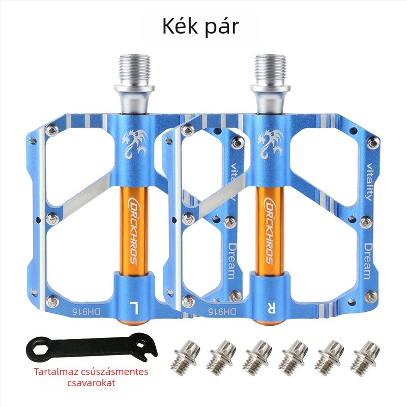 DRCK HROS 915 MTB kerékpár pedálok, alumíniumötvözet, 3 csapágy, csúszásmentes