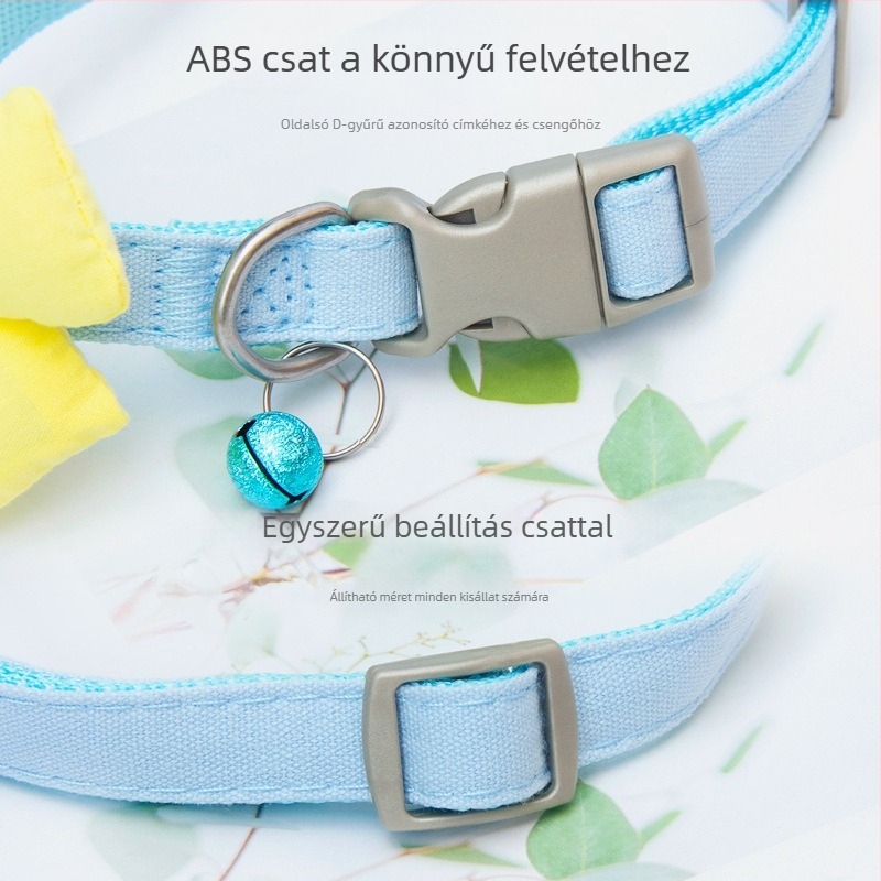Erős kutyanyakörv minden méretű kutyának, ideális corgi és bichon számára, kültéri használatra, csatlakoztatható a pórázhoz