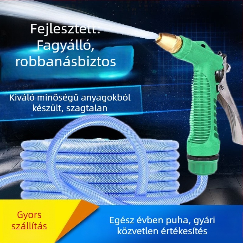 Magasnyomású vízipisztoly autómosáshoz és öntözéshez, háztartási eszköz, permetezőfej, modell 0012
