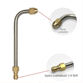 Rozsdamentes acélból készült hosszabbító rúd magasnyomású vízpuskához – Carpenter Peak, 30°, 5000 psi, autómosáshoz