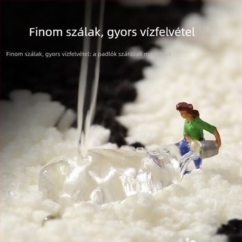 Ins-stílusú fürdőszobai nedvszívó szőnyeg, csúszásmentes padlószőnyeg fürdőszobába és ajtóhoz, szőnyeg az ágynál