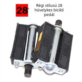 Li Cheng 268 Pedállemez kerékpárokhoz – kompatibil 26- és 28 hüvelykes modellekhez, anyaga vaslemez és gumi