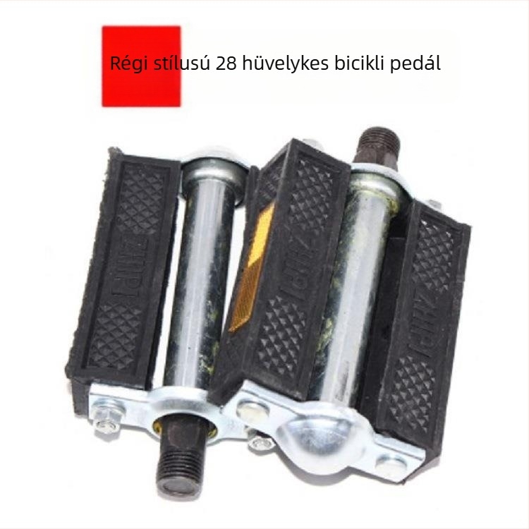 Li Cheng 268 Pedállemez kerékpárokhoz – kompatibil 26- és 28 hüvelykes modellekhez, anyaga vaslemez és gumi