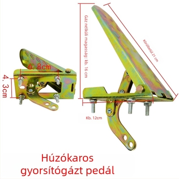 Targonca lábpedál gyorsító – mezőgazdasági járművekhez, rakodóhoz és triciklijéhez