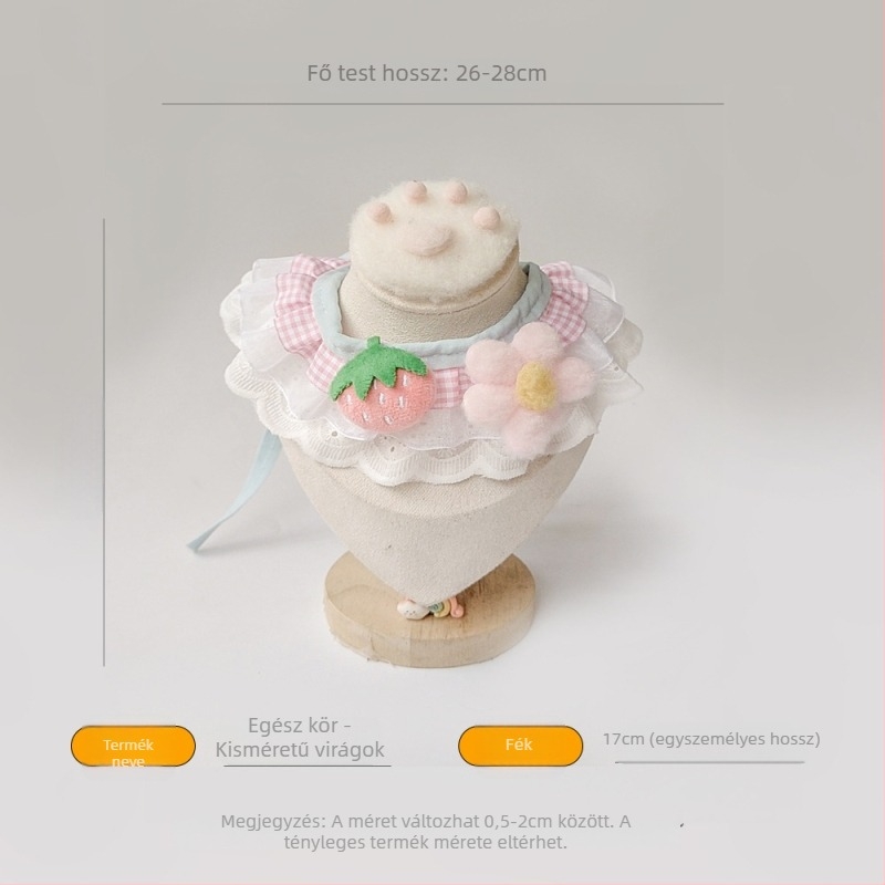 Állat szájkendő - Cartoon rácsmintás, poliészter, hímzett nyakkendő kutyáknak és macskáknak