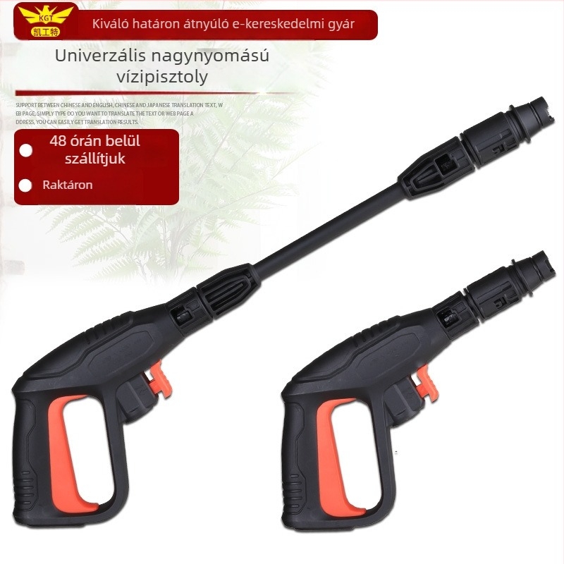8/9 mm csatlakozóval ellátott magasnyomású fej autómosó pumpához