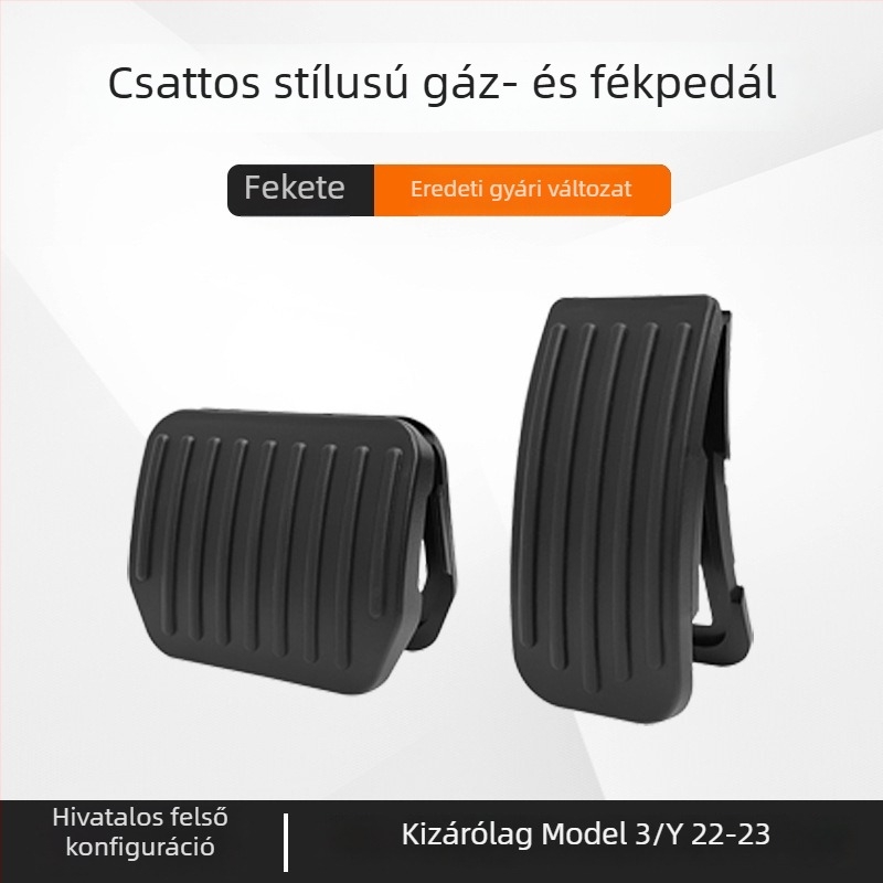 Tesla Model 3/Y pedálfedél készlet – fék- és gázpedál, P verzió, műanyag, automata váltó