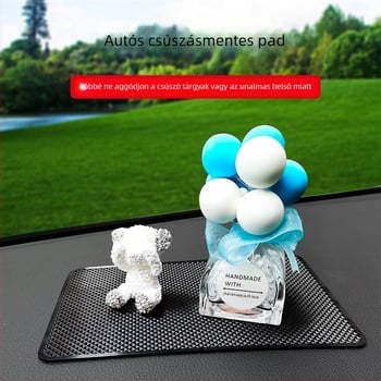 Autó szilikon csúszásmentes műszerfal párna telefon és apró tárgyak tárolására, személyre szabható