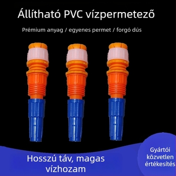 Kerti slagpisztoly tömlőhöz – műanyag test, fej mérnöki műanyagból, modellek 16/20/25, általános víznyomás, permetezési távolság 3