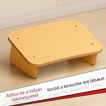 Lábtámasz – tömörfa, egyszerű stílus, felnőtteknek, belső töltőanyag: más