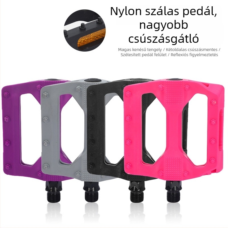 M302 MTB pedálok – műanyag test, ximeng márka, modell M302, magánmárkákkal kompatibilis