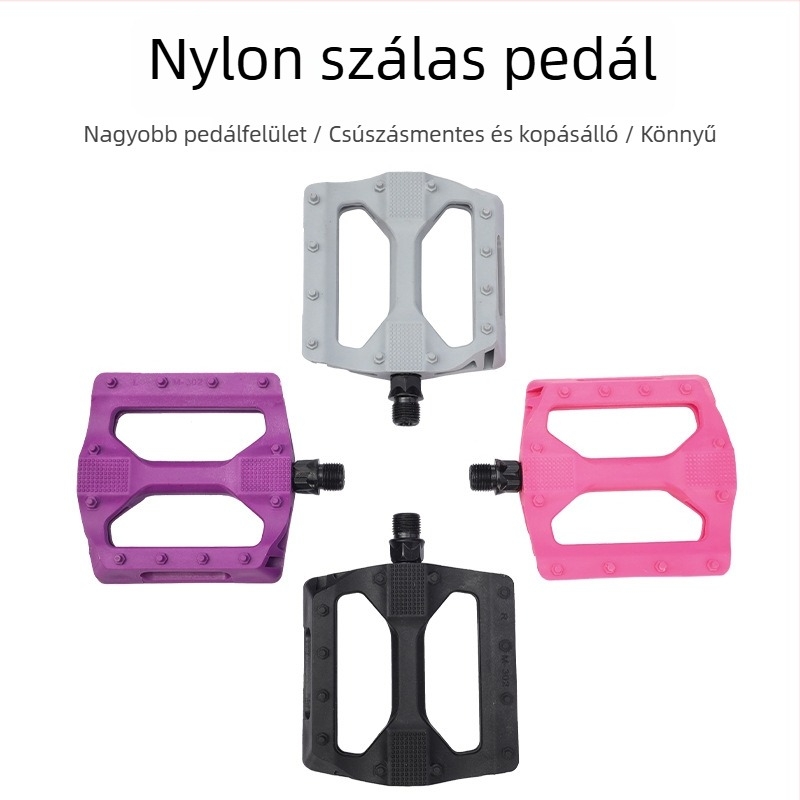 M302 MTB pedálok – műanyag test, ximeng márka, modell M302, magánmárkákkal kompatibilis