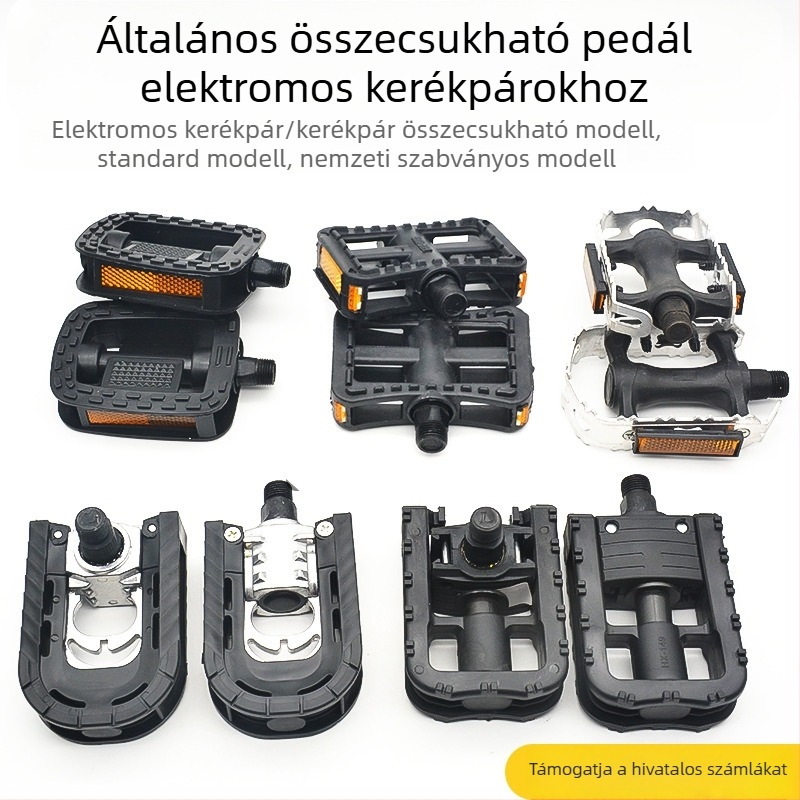 Mojielong univerzális pedál kerékpárhoz és elektromos járműhöz, műanyag anyag, modell Universal Pedal