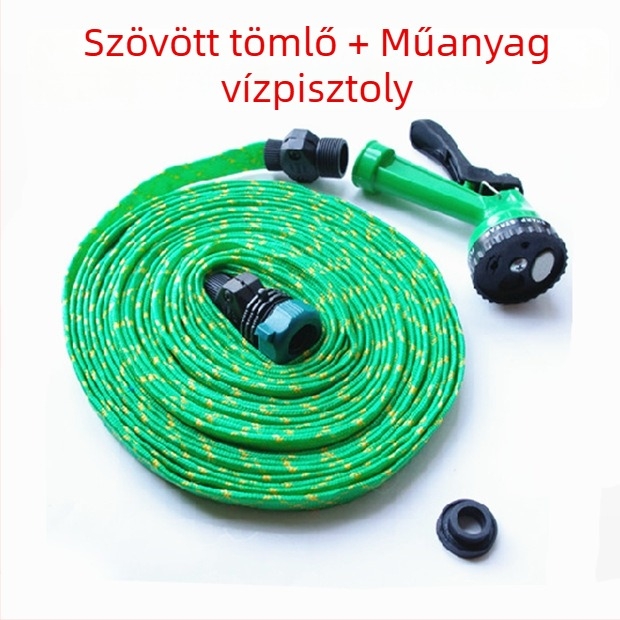 Magas nyomású autómosó készlet fém fúvóka fejjel és tömlővel, víznyomás 10, súly 1 kg