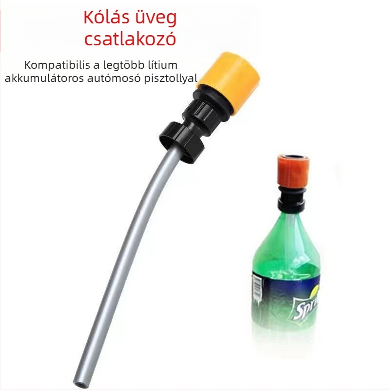 Nagy nyomású palack adapter autómosó rendszerhez vezeték nélküli gyorscsatlakozó vízcsővel